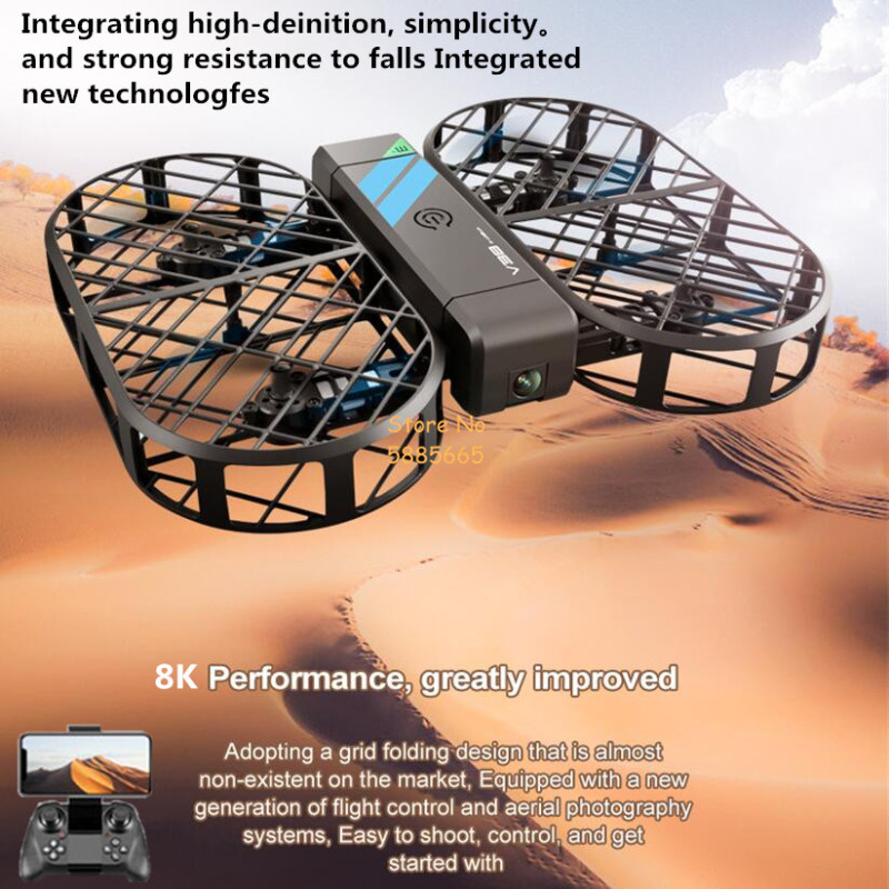 Drone Battery Box - 8K HD Kamera 360° ° Koruma