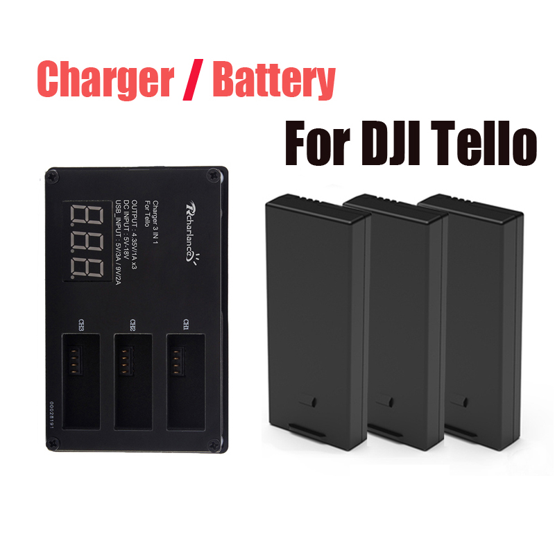Drone Battery Balance Charger - Orijinal DJI Tello pil/Drone Tello pil