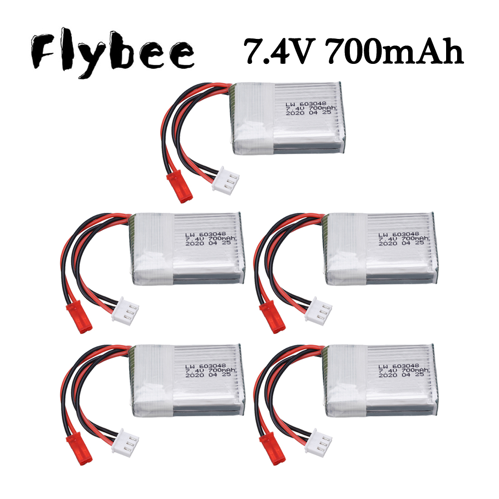 Drone Battery Lipo - 7.4V 700mAh 25c Lipo Pil MJXRC