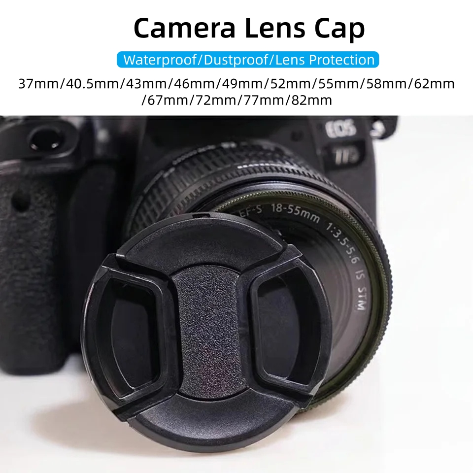 Canon Camera Eos R50 - Kamera Lens Kapağı 37mm 40.5mm 43mm