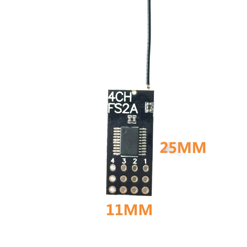 Flysky FS2A Mini Alıcı 4CH AFH - Drone Battery Lipo incelemesi ve fiyatı