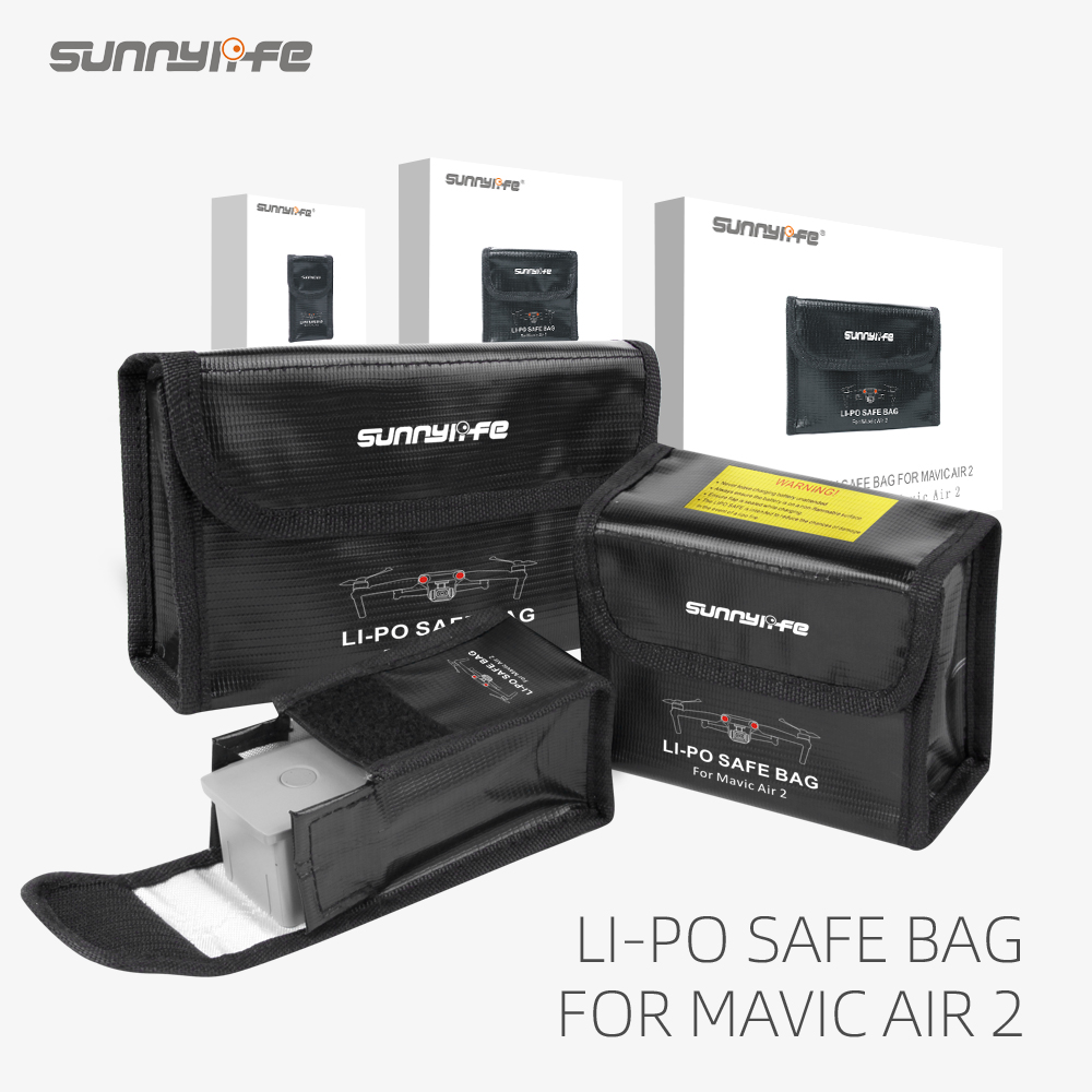 DJI hava 2S LiPo için güvenli  - Drone Battery Bag incelemesi ve fiyatı