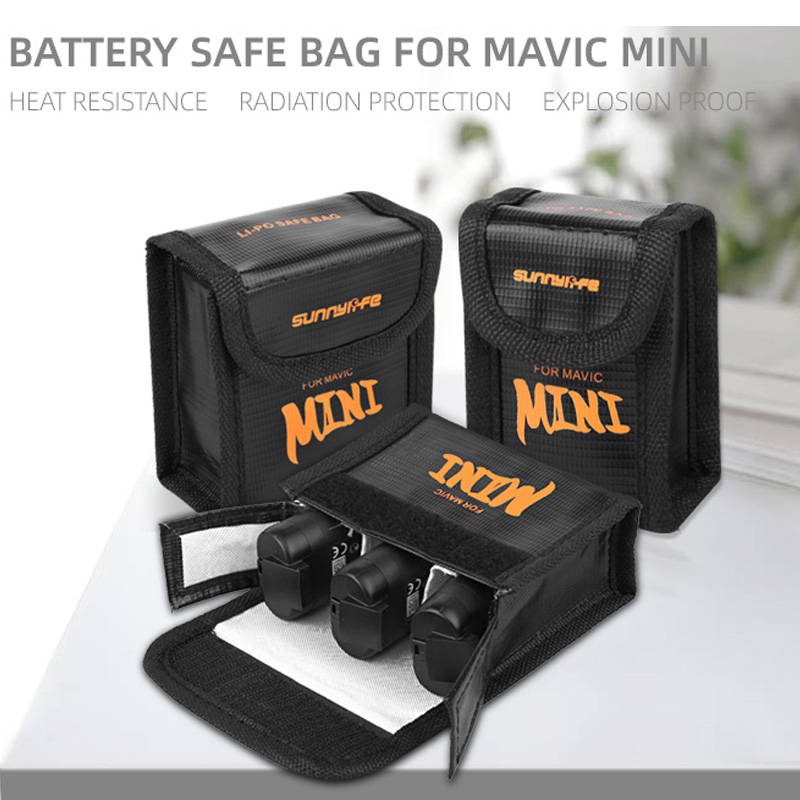 Pil güvenli çanta için DJI MIN - Drone Battery Bag incelemesi ve fiyatı