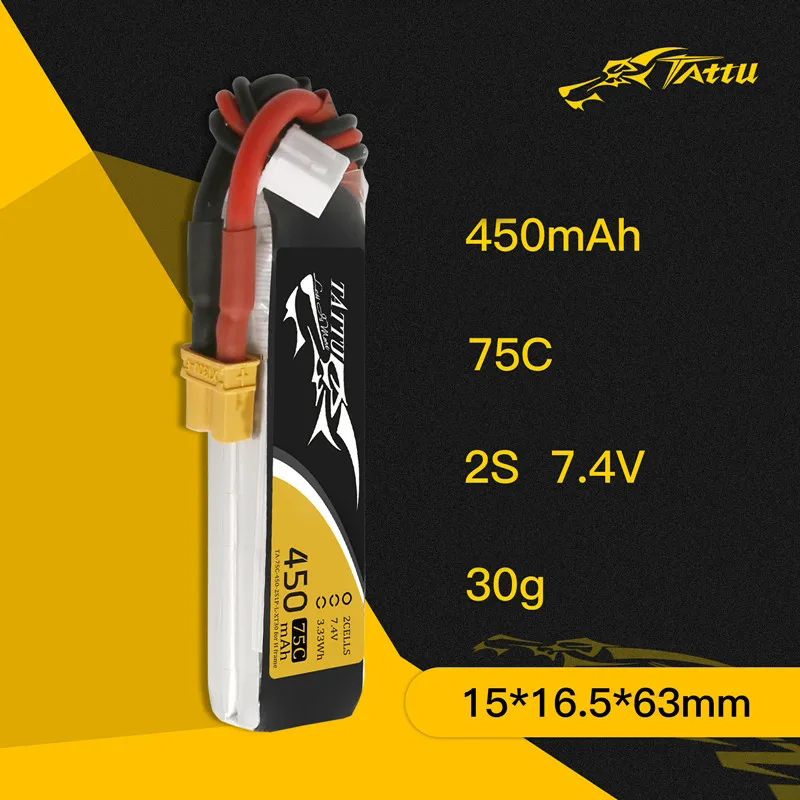 3 adet yeni TATTU 450/500/550m - Drone Battery 4S incelemesi ve fiyatı